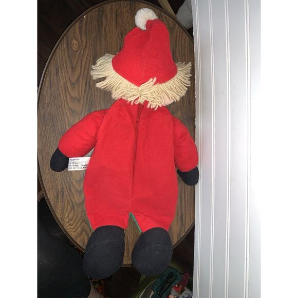 Vtg 2 Rennoc Santa's Best Plush Elf Raggedy Boys Christmas Stocking Doll *read* - Picture 6 of 8